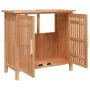 Armario de lavabo madera maciza de nogal 66x29x61,5 cm de vidaXL, Tocadores de baño - Ref: Foro24-350355, Precio: 108,90 €, D...