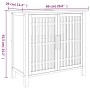 Armario de lavabo madera maciza de nogal 66x29x61,5 cm de vidaXL, Tocadores de baño - Ref: Foro24-350355, Precio: 114,50 €, D...