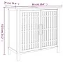 Armario de lavabo madera maciza de nogal 66x29x61,5 cm de vidaXL, Tocadores de baño - Ref: Foro24-350355, Precio: 108,90 €, D...