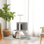 Rascador para gatos con postes de sisal gris claro 109 cm de vidaXL, Mobiliario para gatos - Ref: Foro24-171670, Precio: 36,1...