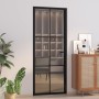 Puerta interior vidrio EGS y aluminio negro 83x201,5 cm de vidaXL, Puertas para el hogar - Ref: Foro24-350565, Precio: 257,28...
