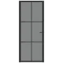 Innentür EGS-Glas und schwarzes Aluminium 83x201,5 cm von vidaXL, Türen für zu Hause - Ref: Foro24-350565, Preis: 243,72 €, R...