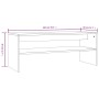 Mesa de centro madera contrachapada roble ahumado 100x40x40 cm de vidaXL, Mesas de centro - Ref: Foro24-815255, Precio: 52,79...