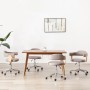 Sillas comedor giratorias 4 uds madera curvada tela gris taupe en Sillas de comedor | Comprar online en Foru.es