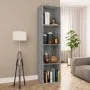Estantería/mueble de TV contrachapada gris Sonoma 36x30x143 cm de vidaXL, Librerías y estanterías - Ref: Foro24-815247, Preci...