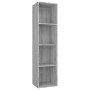 Estantería/mueble de TV contrachapada gris Sonoma 36x30x143 cm de vidaXL, Librerías y estanterías - Ref: Foro24-815247, Preci...