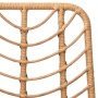 Taburetes de cocina 2 uds ratán PE y acero 45x56x103,5 cm de vidaXL, Sillas de jardín - Ref: Foro24-319430, Precio: 230,83 €,...