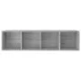 Estantería/mueble de TV contrachapada gris Sonoma 36x30x143 cm de vidaXL, Librerías y estanterías - Ref: Foro24-815247, Preci...