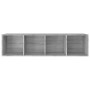 Estantería/mueble de TV contrachapada gris Sonoma 36x30x143 cm de vidaXL, Librerías y estanterías - Ref: Foro24-815247, Preci...