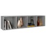 Estantería/mueble de TV contrachapada gris Sonoma 36x30x143 cm de vidaXL, Librerías y estanterías - Ref: Foro24-815247, Preci...