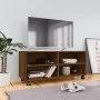 Mueble TV ruedas madera contrachapada roble marrón 90x35x35 cm de vidaXL, Muebles TV - Ref: Foro24-815260, Precio: 61,43 €, D...
