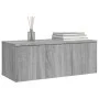 Mueble de TV madera contrachapada gris Sonoma 80x34x30 cm de vidaXL, Muebles TV - Ref: Foro24-815499, Precio: 50,08 €, Descue...