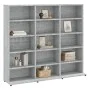 CD-Regal aus grauem Sperrholz, 102 x 23 x 89,5 cm von vidaXL, CD- und DVD-Speicher - Ref: Foro24-815484, Preis: 61,47 €, Raba...
