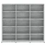 CD-Regal aus grauem Sperrholz, 102 x 23 x 89,5 cm von vidaXL, CD- und DVD-Speicher - Ref: Foro24-815484, Preis: 61,47 €, Raba...