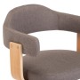 Sillas comedor giratorias 4 uds madera curvada tela gris taupe en Sillas de comedor | Comprar online en Foru.es