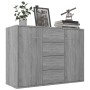 Aparador de madera contrachapada gris Sonoma 88x30x65 cm de vidaXL, Aparadores - Ref: Foro24-815370, Precio: 110,33 €, Descue...