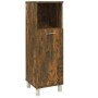 Armario de baño madera contrachapada roble ahumado 30x30x95 cm de vidaXL, Muebles de baño - Ref: Foro24-815606, Precio: 42,91...
