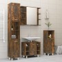 Armario de baño madera contrachapada roble ahumado 30x30x95 cm de vidaXL, Muebles de baño - Ref: Foro24-815606, Precio: 42,91...