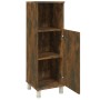 Armario de baño madera contrachapada roble ahumado 30x30x95 cm de vidaXL, Muebles de baño - Ref: Foro24-815606, Precio: 42,91...