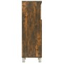 Armario de baño madera contrachapada roble ahumado 30x30x95 cm de vidaXL, Muebles de baño - Ref: Foro24-815606, Precio: 42,91...