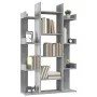 Estantería madera contrachapada gris Sonoma 86x25,5x140 cm de vidaXL, Librerías y estanterías - Ref: Foro24-816003, Precio: 7...