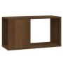 Mueble de TV madera contrachapada marrón roble 60x24x32 cm de vidaXL, Muebles TV - Ref: Foro24-816031, Precio: 24,83 €, Descu...
