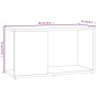 Mueble de TV madera contrachapada marrón roble 60x24x32 cm de vidaXL, Muebles TV - Ref: Foro24-816031, Precio: 24,83 €, Descu...