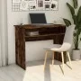 Schreibtisch aus geräuchertem Eichensperrholz, 90 x 50 x 74 cm von vidaXL, Schreibtische - Ref: Foro24-815462, Preis: 52,97 €...