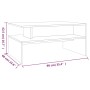 Mesa de centro madera contrachapada roble ahumado 90x60x42,5 cm de vidaXL, Mesas de centro - Ref: Foro24-815855, Precio: 60,2...