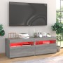 Muebles de TV 2 uds con luces LED gris Sonoma 60x35x40 cm de vidaXL, Muebles TV - Ref: Foro24-815681, Precio: 76,82 €, Descue...