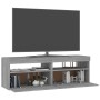 Muebles de TV 2 uds con luces LED gris Sonoma 60x35x40 cm de vidaXL, Muebles TV - Ref: Foro24-815681, Precio: 76,82 €, Descue...