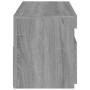 Muebles de TV 2 uds con luces LED gris Sonoma 60x35x40 cm de vidaXL, Muebles TV - Ref: Foro24-815681, Precio: 76,82 €, Descue...