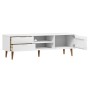 Mueble de TV MOLDE madera maciza de pino blanca 158x40x49 cm de vidaXL, Muebles TV - Ref: Foro24-350535, Precio: 175,73 €, De...