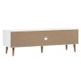Mueble de TV MOLDE madera maciza de pino blanca 158x40x49 cm de vidaXL, Muebles TV - Ref: Foro24-350535, Precio: 175,73 €, De...