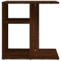 Mesa auxiliar de madera contrachapada marrón roble 50x30x50 cm de vidaXL, Mesas auxiliares - Ref: Foro24-815851, Precio: 33,9...