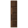 Mueble esquina madera contrachapada marrón roble 33x33x132 cm de vidaXL, Taquillas y armarios de almacenamiento - Ref: Foro24...
