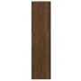 Mueble esquina madera contrachapada marrón roble 33x33x132 cm de vidaXL, Taquillas y armarios de almacenamiento - Ref: Foro24...