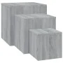Side tables 3 pieces Sonoma gray plywood by vidaXL, Side tables - Ref: Foro24-815988, Price: 70,25 €, Discount: %