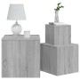 Mesitas auxiliares 3 piezas madera contrachapada gris Sonoma de vidaXL, Mesas auxiliares - Ref: Foro24-815988, Precio: 71,32 ...