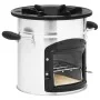 Cocina leña camping acero inoxidable plateado 45,5x33x25,5 cm de vidaXL, Chimeneas - Ref: Foro24-319440, Precio: 90,15 €, Des...