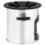 Cocina leña camping acero inoxidable plateado 45,5x33x25,5 cm de vidaXL, Chimeneas - Ref: Foro24-319440, Precio: 90,15 €, Des...