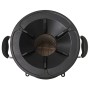 Cocina leña camping acero inoxidable plateado 45,5x33x25,5 cm de vidaXL, Chimeneas - Ref: Foro24-319440, Precio: 91,54 €, Des...