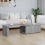 Mesa de centro de madera contrachapada gris Sonoma 150x50x35 cm de vidaXL, Mesas de centro - Ref: Foro24-815469, Precio: 83,9...