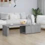 Mesa de centro de madera contrachapada gris Sonoma 150x50x35 cm de vidaXL, Mesas de centro - Ref: Foro24-815469, Precio: 81,5...