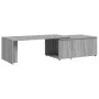Mesa de centro de madera contrachapada gris Sonoma 150x50x35 cm de vidaXL, Mesas de centro - Ref: Foro24-815469, Precio: 81,5...