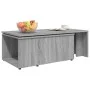 Mesa de centro de madera contrachapada gris Sonoma 150x50x35 cm de vidaXL, Mesas de centro - Ref: Foro24-815469, Precio: 81,5...