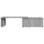 Mesa de centro de madera contrachapada gris Sonoma 150x50x35 cm de vidaXL, Mesas de centro - Ref: Foro24-815469, Precio: 83,9...
