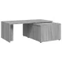 Mesa de centro de madera contrachapada gris Sonoma 150x50x35 cm de vidaXL, Mesas de centro - Ref: Foro24-815469, Precio: 81,5...