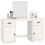 Tocador con espejo madera maciza de pino blanco de vidaXL, Tocadores para dormitorios - Ref: Foro24-3107835, Precio: 241,31 €...