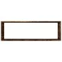 Estante cúbico de pared 4 uds madera roble ahumado 80x15x26,5cm de vidaXL, Estantes y estanterías - Ref: Foro24-815916, Preci...